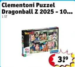 Kruidvat Clementoni Puzzel Dragonball Z 2025 10 aanbieding
