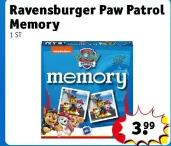 Kruidvat Ravensburger Paw Patrol Memory aanbieding
