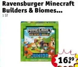 Kruidvat Ravensburger Minecraft Builders & Biomes aanbieding