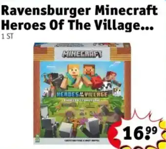 Kruidvat Ravensburger Minecraft Heroes Of The Village aanbieding