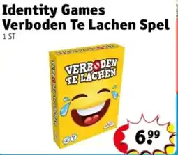 Kruidvat Identity Games Verboden Te Lachen Spel aanbieding
