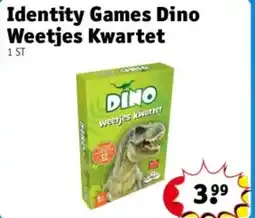Kruidvat Identity Games Dino Weetjes Kwartet aanbieding