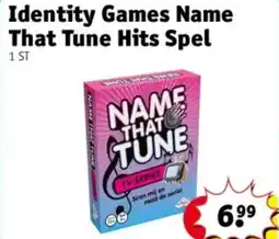 Kruidvat Identity Games Name That Tune Hits Spel aanbieding
