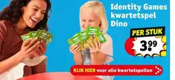Kruidvat Identity Games kwartetspel Dino aanbieding