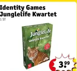 Kruidvat Identity Games Junglelife Kwartet aanbieding