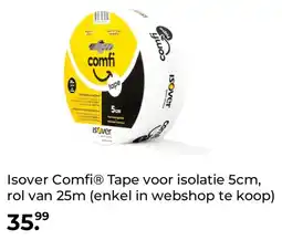 GAMMA Isover Comfi Tape voor isolatie 5cm, rol van 25m (enkel in webshop te koop) aanbieding