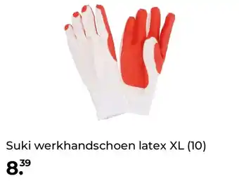 GAMMA Suki werkhandschoen latex XL (10) aanbieding