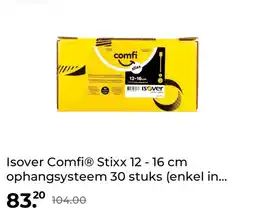 GAMMA Isover Comfi Stixx 12 - 16 cm ophangsysteem 30 stuks (enkel in webshop te koop) aanbieding