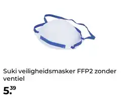 GAMMA Suki veiligheidsmasker FFP2 zonder ventiel aanbieding