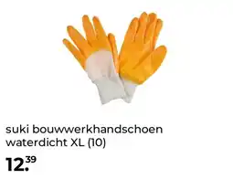 GAMMA suki bouwwerkhandschoen waterdicht XL (10) aanbieding