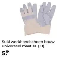 GAMMA Suki werkhandschoen bouw universeel maat XL (10) aanbieding