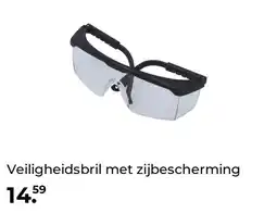 GAMMA Veiligheidsbril met zijbescherming aanbieding