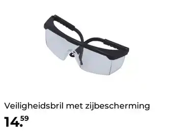 GAMMA Veiligheidsbril met zijbescherming aanbieding