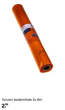 GAMMA Tonzon bodemfolie 3x 8m aanbieding