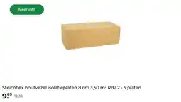 GAMMA Steicoflex houtvezel isolatieplaten 8 cm 3,50 m² Rd2.2 - 5 platen aanbieding