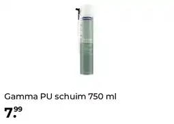 GAMMA Gamma PU schuim 750 ml aanbieding