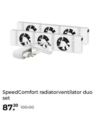 GAMMA SpeedComfort radiatorventilator duo set aanbieding