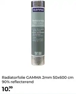 GAMMA Radiatorfolie GAMMA 2mm 50x600 cm 90% reflecterend aanbieding