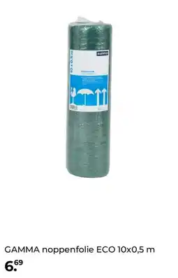 GAMMA GAMMA noppenfolie ECO 10x0,5 m aanbieding
