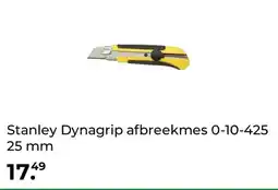 GAMMA Stanley Dynagrip afbreekmes 0-10-425 25 mm aanbieding