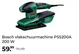 GAMMA Bosch vlakschuurmachine PSS200A 200 W aanbieding