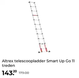 GAMMA Altrex telescoopladder Smart Up Go 11 treden aanbieding