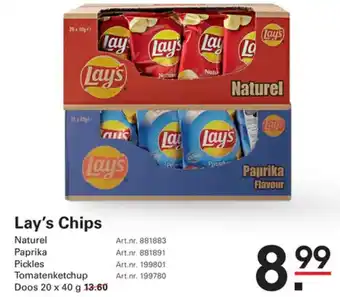 Sligro Lay's Chips aanbieding