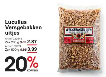 Sligro Lucullus Versgebakken uitjes aanbieding