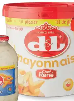 Sligro D&L Sauzen mayonaise Chef René aanbieding