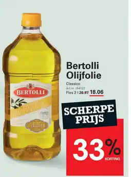Sligro Bertolli Olijfolie aanbieding