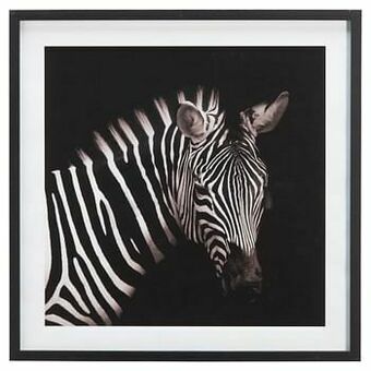 Kwantum Wanddecoratie Zebra Zwart aanbieding