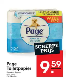 Sligro Page Toiletpapier aanbieding