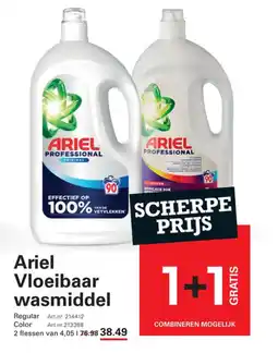 Sligro Ariel Vloeibaar wasmiddel aanbieding