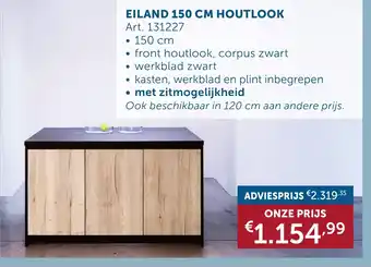 Zelfbouwmarkt Eiland houtlook aanbieding