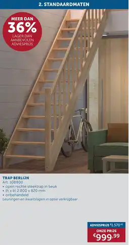 Zelfbouwmarkt Trap berlijn aanbieding