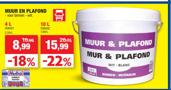 Hubo Muur En Plafond aanbieding