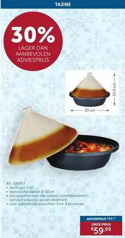Zelfbouwmarkt Tajine aanbieding