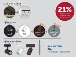 Zelfbouwmarkt Railsysteem béa aanbieding