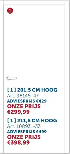 Zelfbouwmarkt Invisible flat plaatsklare deur aanbieding