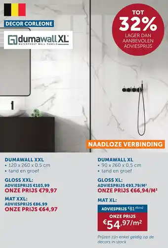 Zelfbouwmarkt Dumawall XXL aanbieding