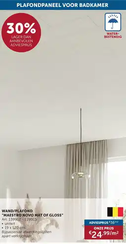Zelfbouwmarkt Wand/plafond maestro novo mat of gloss aanbieding