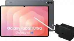 Coolblue Samsung Galaxy Tab S11 Ultra 14,6 inch 512GB Wifi Grijs + Oplaadpakket aanbieding