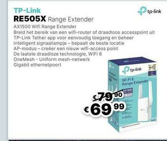 IT Resellers Tp-link Re505x Range Extender aanbieding