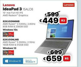 IT Resellers Lenovo Ideapad 3 15alc6 aanbieding