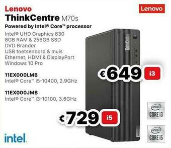 IT Resellers Lenovo Thinkcentre M70s aanbieding