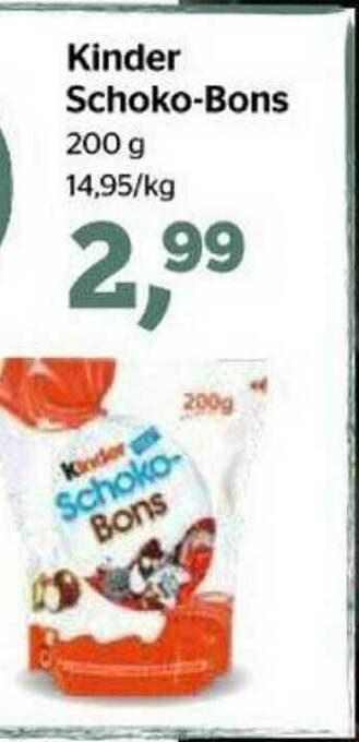 Spar Kinder Schoko-bons aanbieding