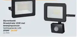 GAMMA Breedstraler 20W met bewegingssensor aanbieding