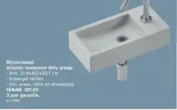 GAMMA Atlantic fonteinset Billy greige aanbieding
