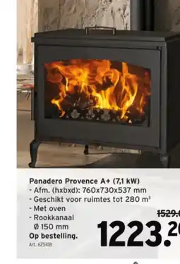 GAMMA Panadero Provence A+ (7,1 kW) aanbieding