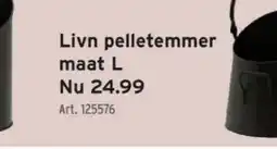 GAMMA Livn pelletemmer maat L aanbieding